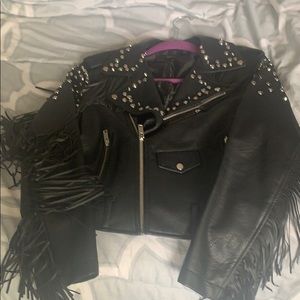 Leather jacket